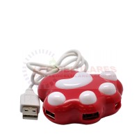 EXTENSOR USB HUB 2.0 DOG PAW COM 4 PORTAS